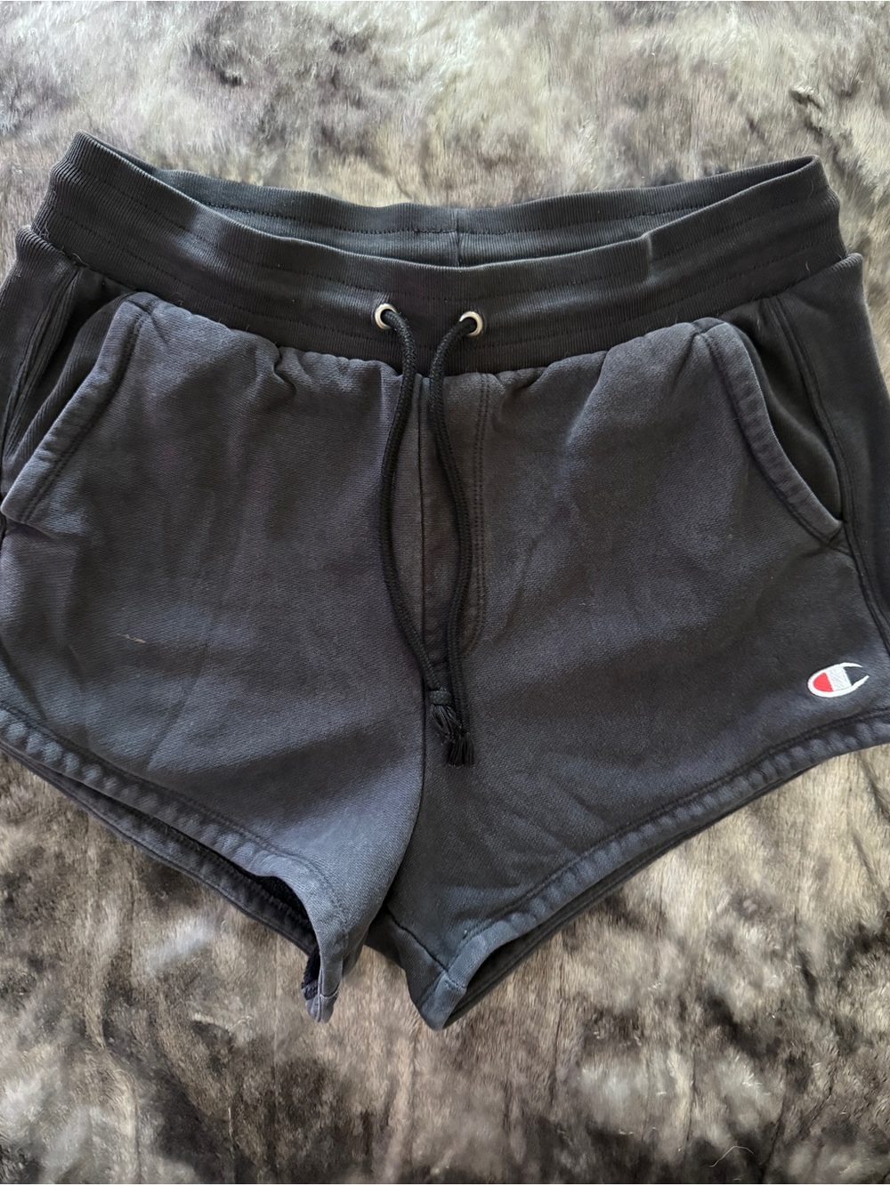 Champion Women's Black Athletic Drawstring Shorts